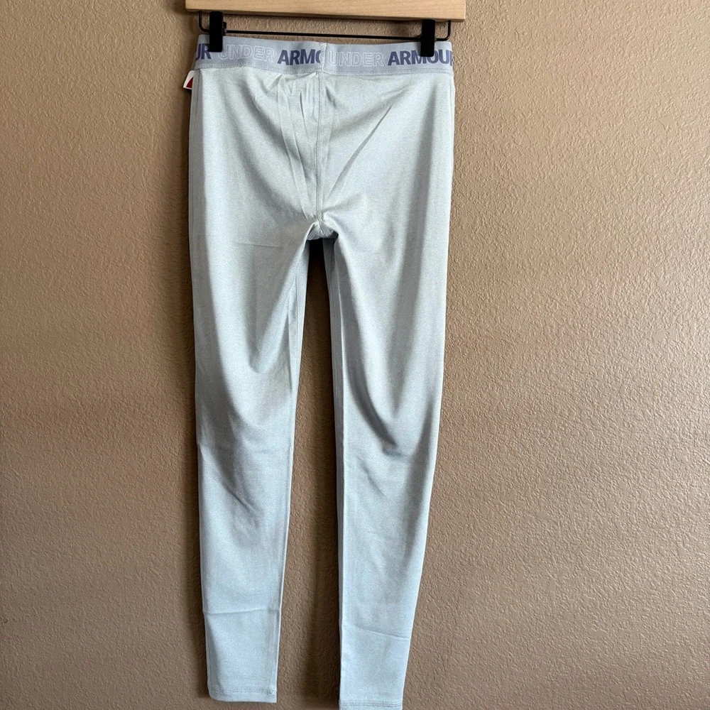 Under Armour Atheleisure Girls Light Gray Leggings Size Large NWT